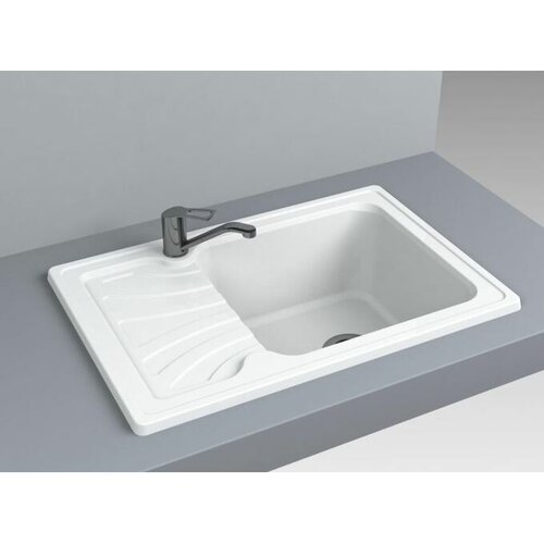 Miraggio granitno pomivalno korito Montreal PKMON65B, bela Cene