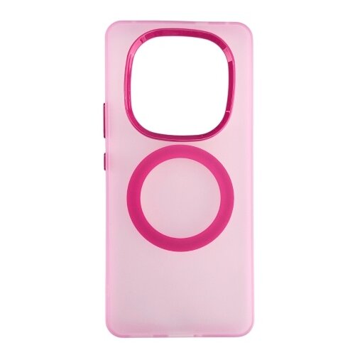 silikonska futrola magsafe fluro color xiaomi redmi note 14 pro+ 5G roze Cene