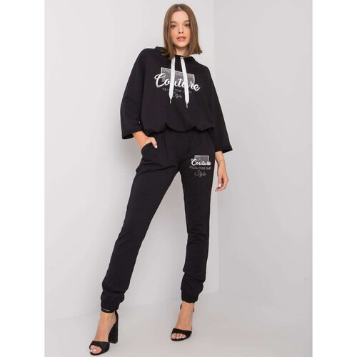 Fashion Hunters Black two-piece set Slike