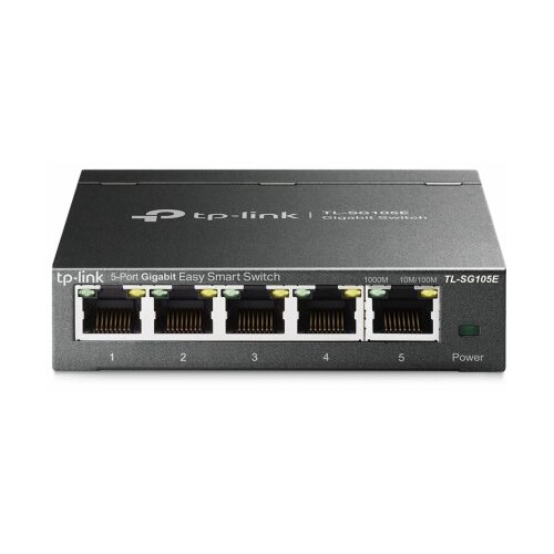 Tp-link stikalo Giga 5-port Easy Smart SG105E kovinsko ohi&scaron;je Cene