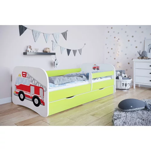 HAPPYKIDS DJE�JI krevet dreamy vatrogasac (vi�e boja i dimenzija) -zelena-80x180