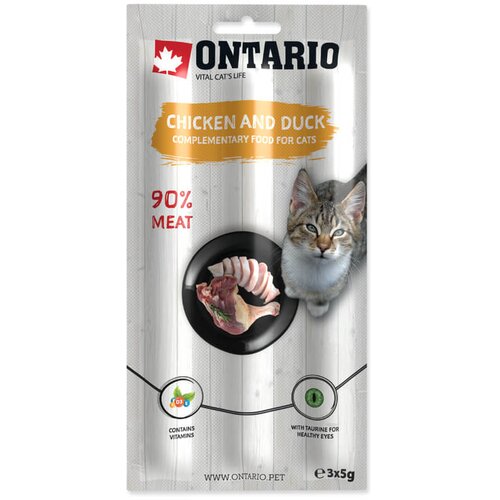 Ontario Cat palčke - pi&scaron;čanec in raca/ 3 x 5g Cene