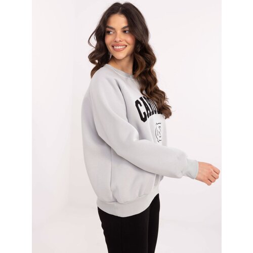 My Red Lips Sweatshirt-EM-BL-857-1.92P-light gray Cene