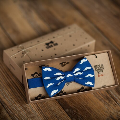 TIED UP Leptir ma&scaron;na brkovi plava Cene