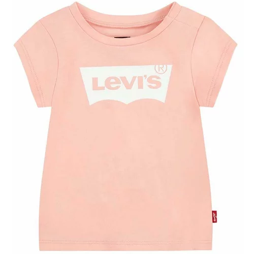 Levi's Dječja majica kratkih rukava boja: ružičasta