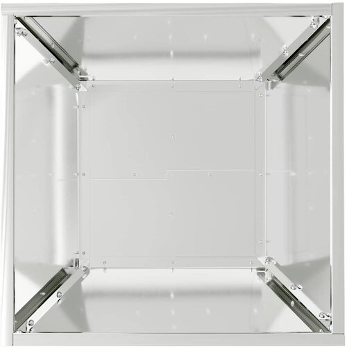  Vrtna saksija 5 pcs Srebrno 40 x 40 x 15 cm Cinkani čelik Slike