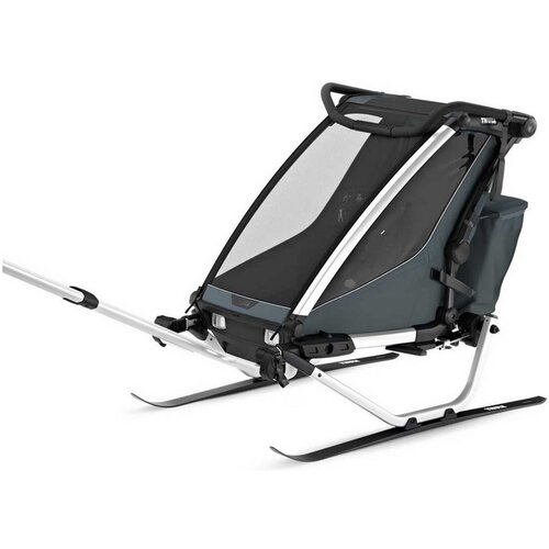 Thule &amp;scaron;portni voziček kolesarski single Chariot Cross 2 dark slate Slike