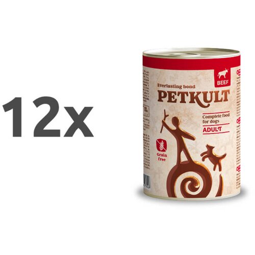 Petkult Dog Adult - govedina 12 x 800 g Cene