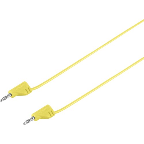 Voltcraft MSB-200 merilni vod lamelni vtič 2 mm lamelni vtič 2 mm 0.60 m rumena 1 kos, (20422918) Cene