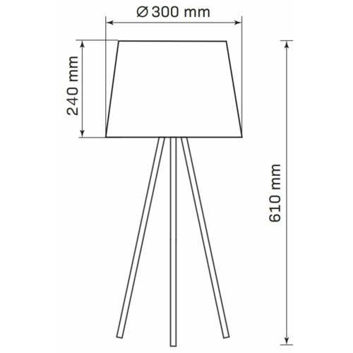  Stona lampa ELENA 1xE27/20W/230V crna Slike