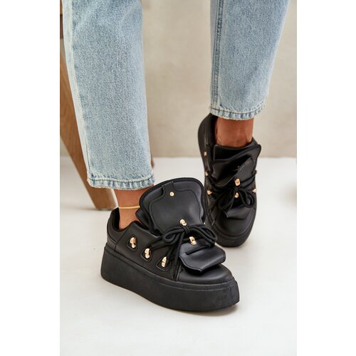 PM1 Women's Sneakers On Platform Black Dolistana Cijene