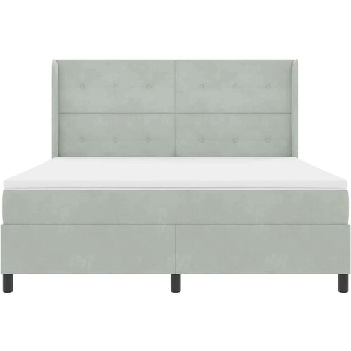 Box spring krevet Svijetlo siva 180 x 200 cm Bar&amp;scaron;un Slike