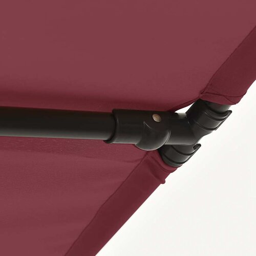  Vrtni suncobran s aluminijskim stupom 2 x 1,5 m bordo Slike