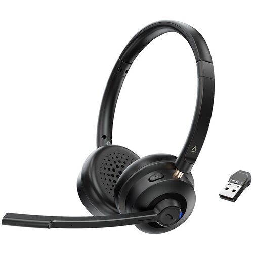 Creative Labs 51EF1290AA000 headphones /headset Wired &amp;amp; Wireless Head-band Business /Everyday Bluetooth Black Slike