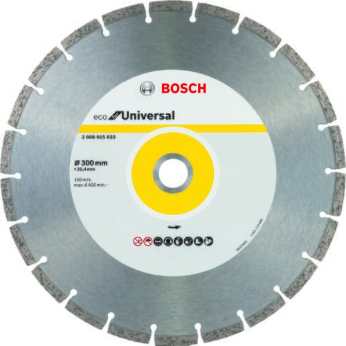 Bosch dijamantska rezna ploča eco for universal 2608615033, 300x25.4x3.2x7 Cene