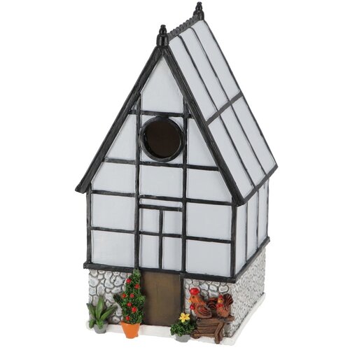 Esschert Design bijela kućica za ptice Green House Slike