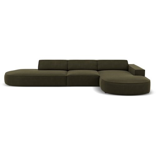 Micadoni Home Zeleni bar&amp;scaron;unasti kutni kauč (desni kut) Jodie - Slike