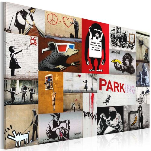  Slika - Banksy - collage 90x60 Slike