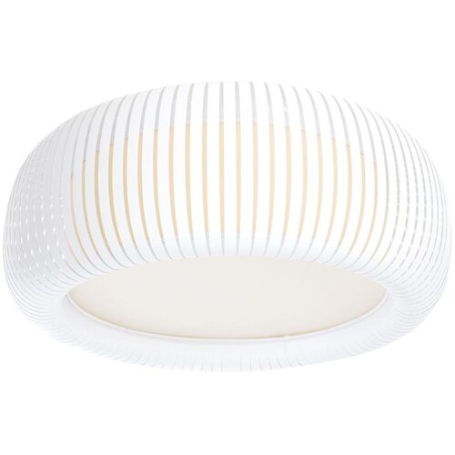  plafonjera stripes 2xE27/40W/230V &oslash; 55 cm bela/krem Cene