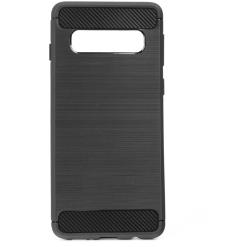  Gumijasti / gel etui Carbon za Samsung Galaxy S10 - črni Slike