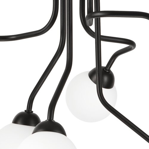  Plafonski luster HOLLY 6xG9/5W/230V crna Slike