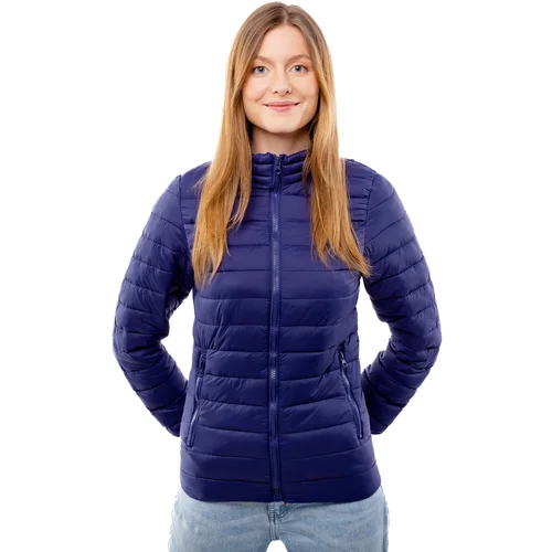 Glano Women's quilted jacket - dark blue