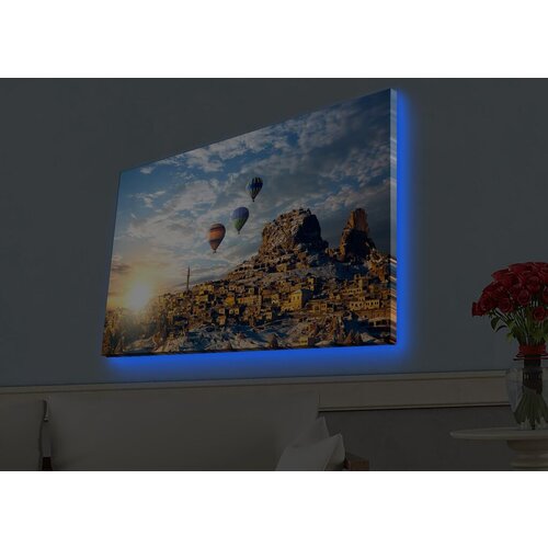 Wallity Slika sa LED osvetljenjem 4570HDACT-083, 45x70 cm Cene