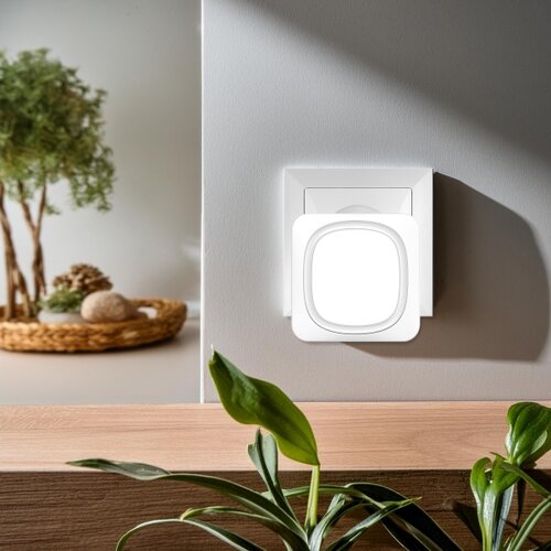 Solight 1L79 - Bežično zvono sa LED osvetljenjem za utičnicu 230V IP56 belo Slike