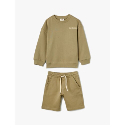 Koton Tracksuit Set Sweatshirt and Shorts Set Slike