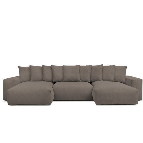 Bobochic Paris Siva/smeđa kutna garnitura od samta Voltaire &amp;ndash; Slike