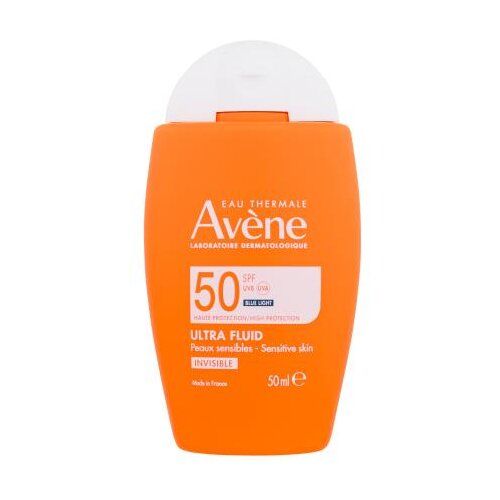Avene Sun Ultra Fluid Invisible vodootporan proizvod za za&amp;scaron;titu lica od sunca za sve vrste kože 50 ml unisex Slike