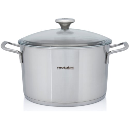Metalac INOX POSUDA DUBOKA SANTINO 24 CM/6,00 LIT BOROSILIKAT POKL. CrNi 18/10 Cijene