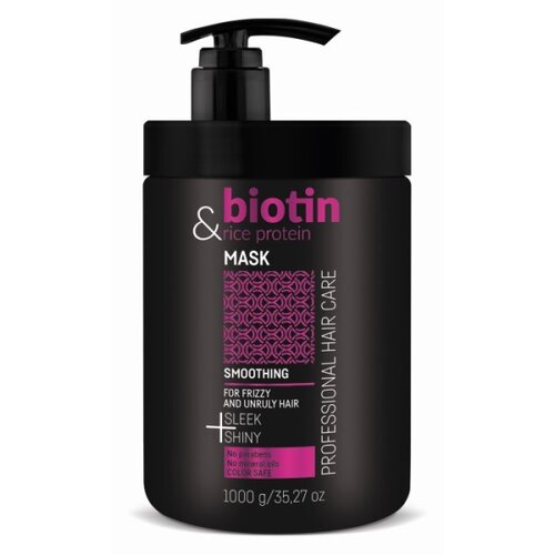Chantal maska za kovrdžavu kosu biotin&rice protein 1000ml Slike
