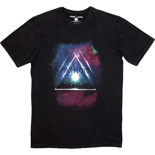 Pink Floyd Košulja Space Prism Stone Wash Unisex Black L