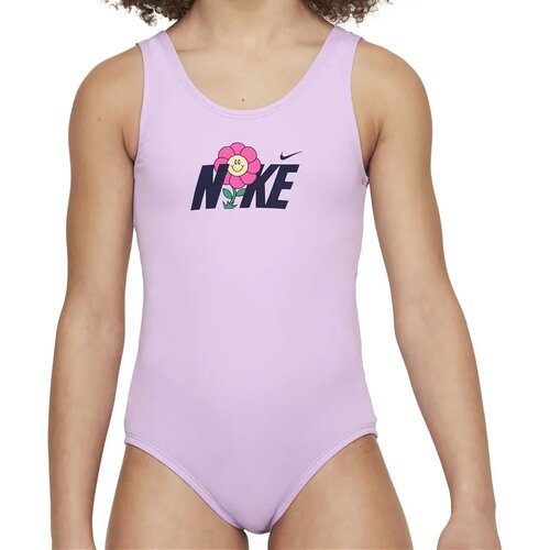 Nike Kupaći kostim za devojčice Multi Logo NESSE724-594, Lavanda Cene