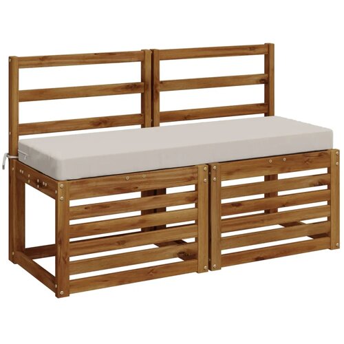  Jastučić za klupu SOEST 100% poliester Bijela 120 x 40 x 8 cm - Bijela 120 x 40 x 8 cm Melange Cijene
