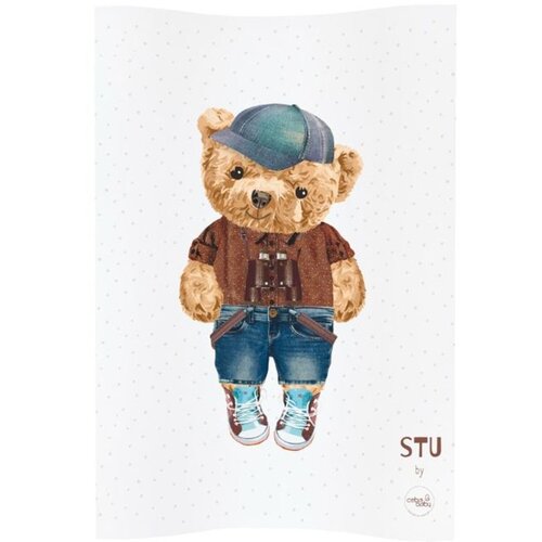 Ceba Baby mekana profilirana podloga za prematanje COSY (48x70) Fluffy Puffy Stu Slike