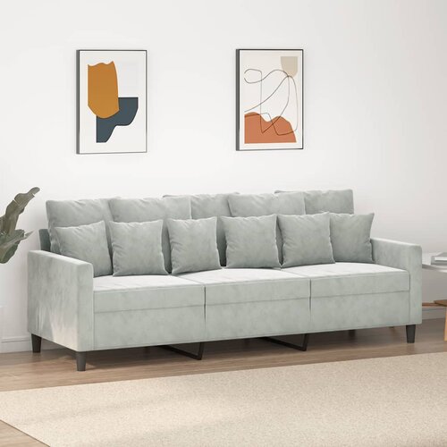  The Living Store Trosed svetlo siv 180 cm žamet - Trosed, (21447937) Cene