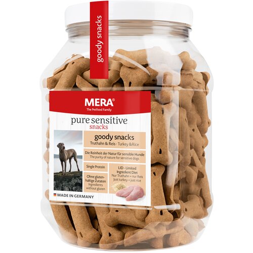 Meradog Pure Sensitive Meradog pure Goody prigrizki 600 g - Puran & krompir 600 g Cene