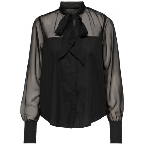 La Strada Topi & Bluze shirt Costel L/S- Black Črna Cene