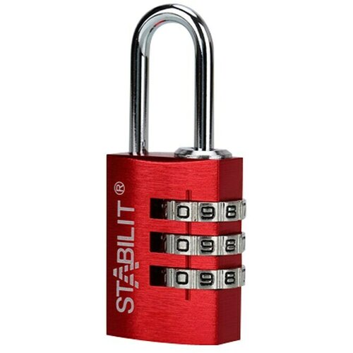 STABILIT Lokot sa šifrom ZA-20 R (Širina: 21 mm, Aluminij, Crveno-srebrne boje) Cijene