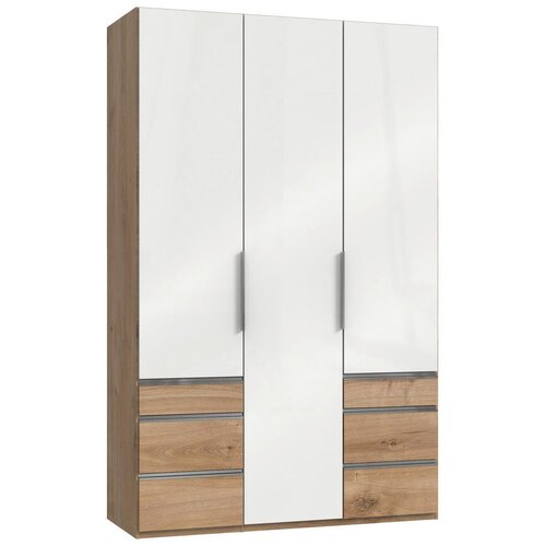 Modern Living Omara S Klasičnimi Vrati Level 36 D, Bela, Barva Hrasta Cene