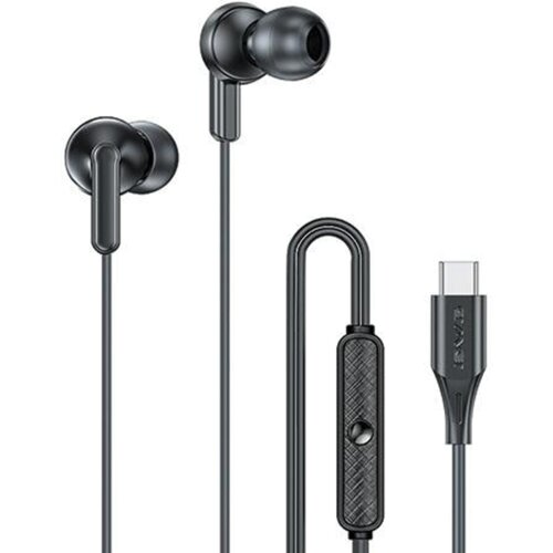 Awei STEREO SLUŠALKE USB-C PC-25T ZA RAČUNALNIK, PRENOSNIK, ČRNE, (21968789) Cene
