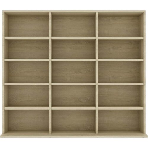  za CD-ove boja hrasta 100x23x89,5 cm konstruirano drvo Slike