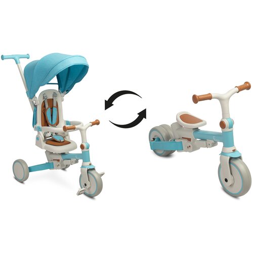 Toyz Otroški tricikel Faro 2v1 siva Cene
