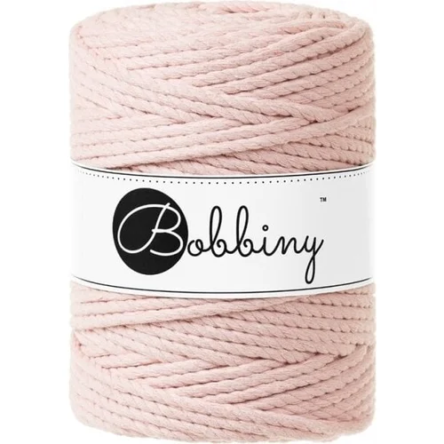 Bobbiny 3PLY Macrame Rope 5 mm Pastel Pink Vrvica