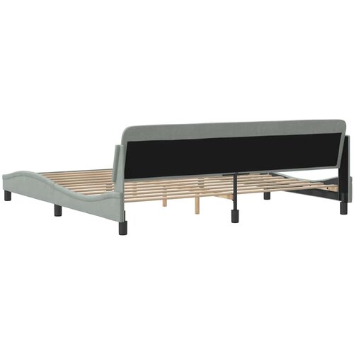  Okvir za krevet Dover svjetlosivi 200 x 200 cm bar&amp;scaron;unasti Slike