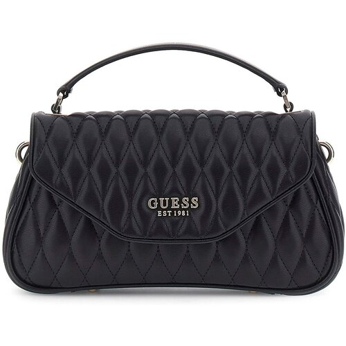 Guess Ročne torbice Valla Top Handle Flap Črna Slike