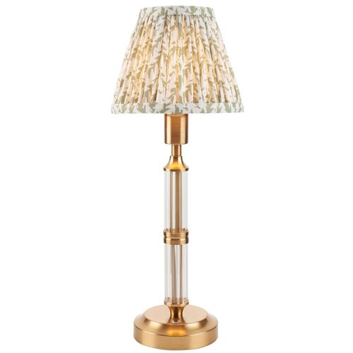  Endon 114838 - MORTON stona punjiva LED lampa, prigu&scaron;iva, LED/1,5W/5V, mesing/zelena Cene