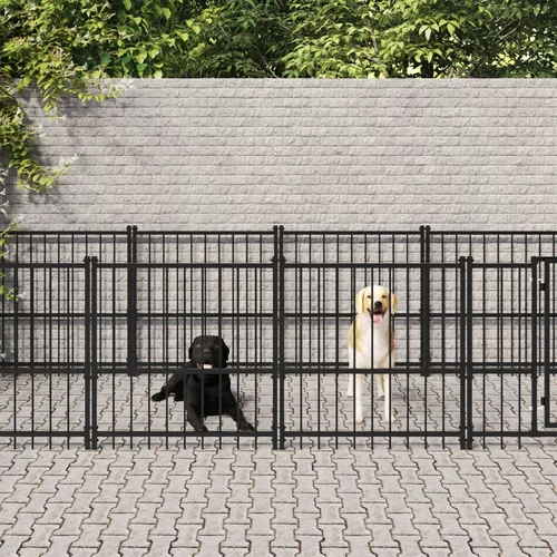  vanjski kavez za pse čelični 13,14 m²